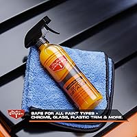 Vista 2 de Jay Leno's Garage Spray Quick Detailer – Spray para detalles de automóvil y spray de detallado automático para un acabado de alto brillo, limpiador