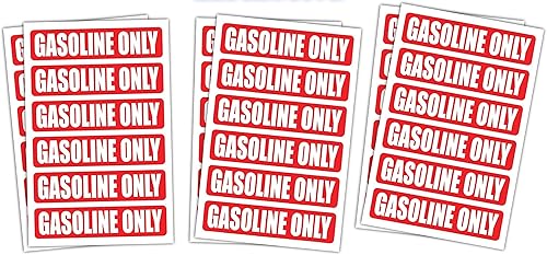 Miniatura 2 de 3M - Calcomanías reflectantes para combustible diésel, solo gasolina, combustible mixto, solo combustible mixto, calcomanías para camiones,