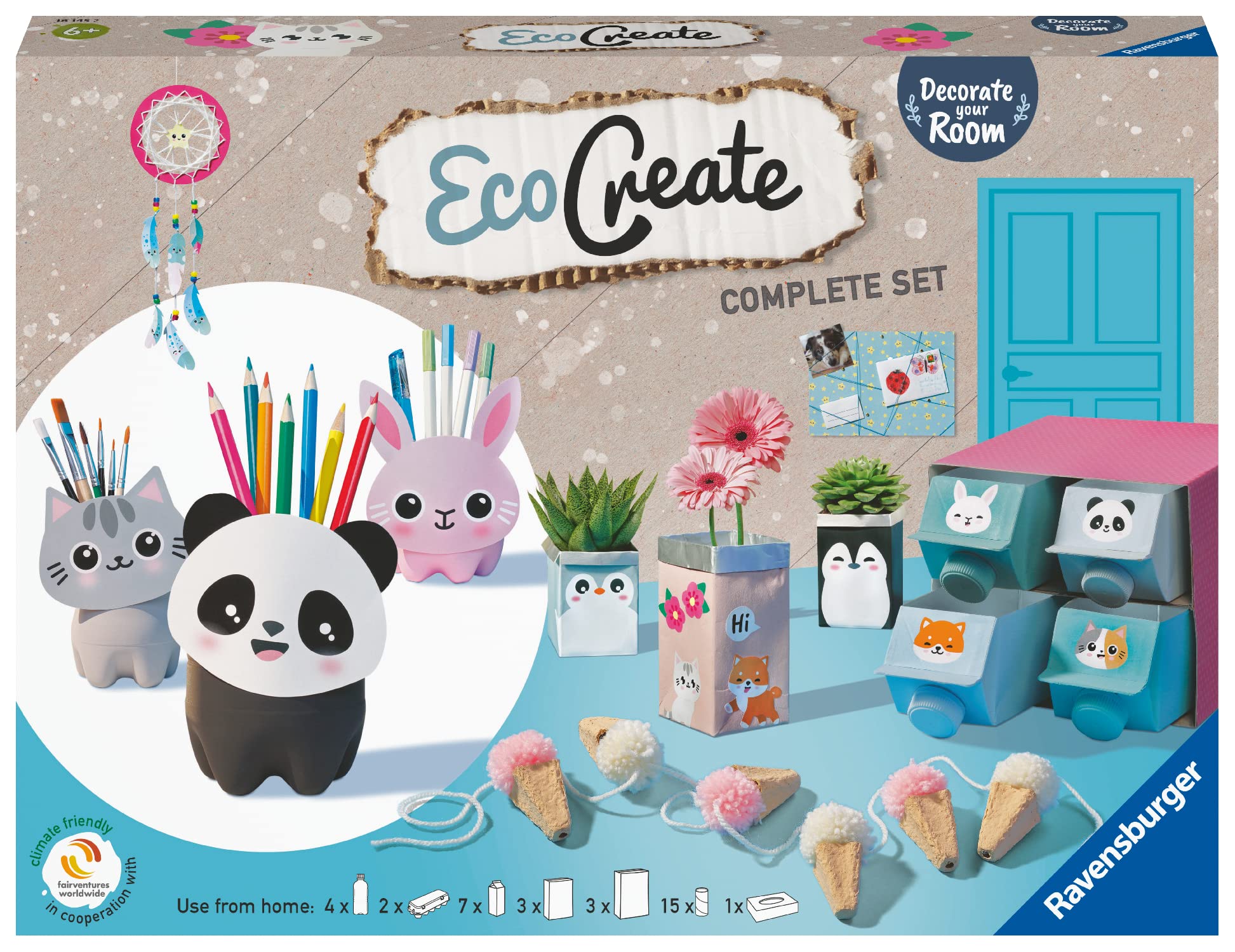 Ravensburger EcoCreate 18145 - Decorate Your Room - Kinder ab 6 Jahren