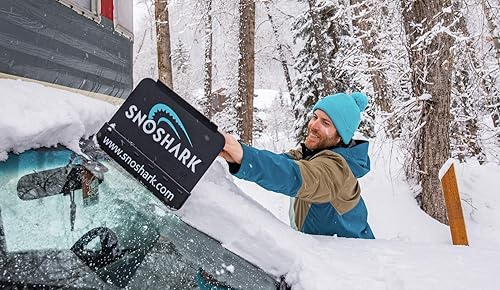 Miniatura 7 de El cepillo original para quitar nieve para automóvil, plegable para un almacenamiento cómodo, se extiende hasta 39 pulgadas, resistente y duradero,