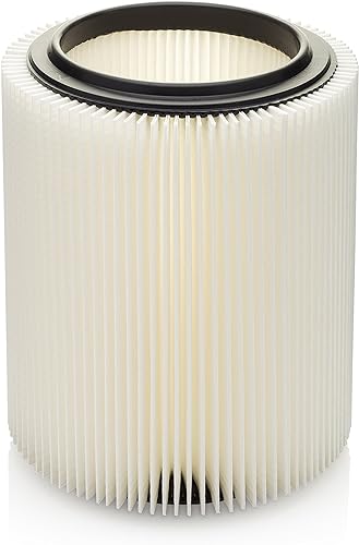 Filtro de repuesto para aspiradora Craftsman y Ridgid Shop Vacs Parte # 9-17816 y Parte # VF4000, 1 paquete + tapa, filtro original