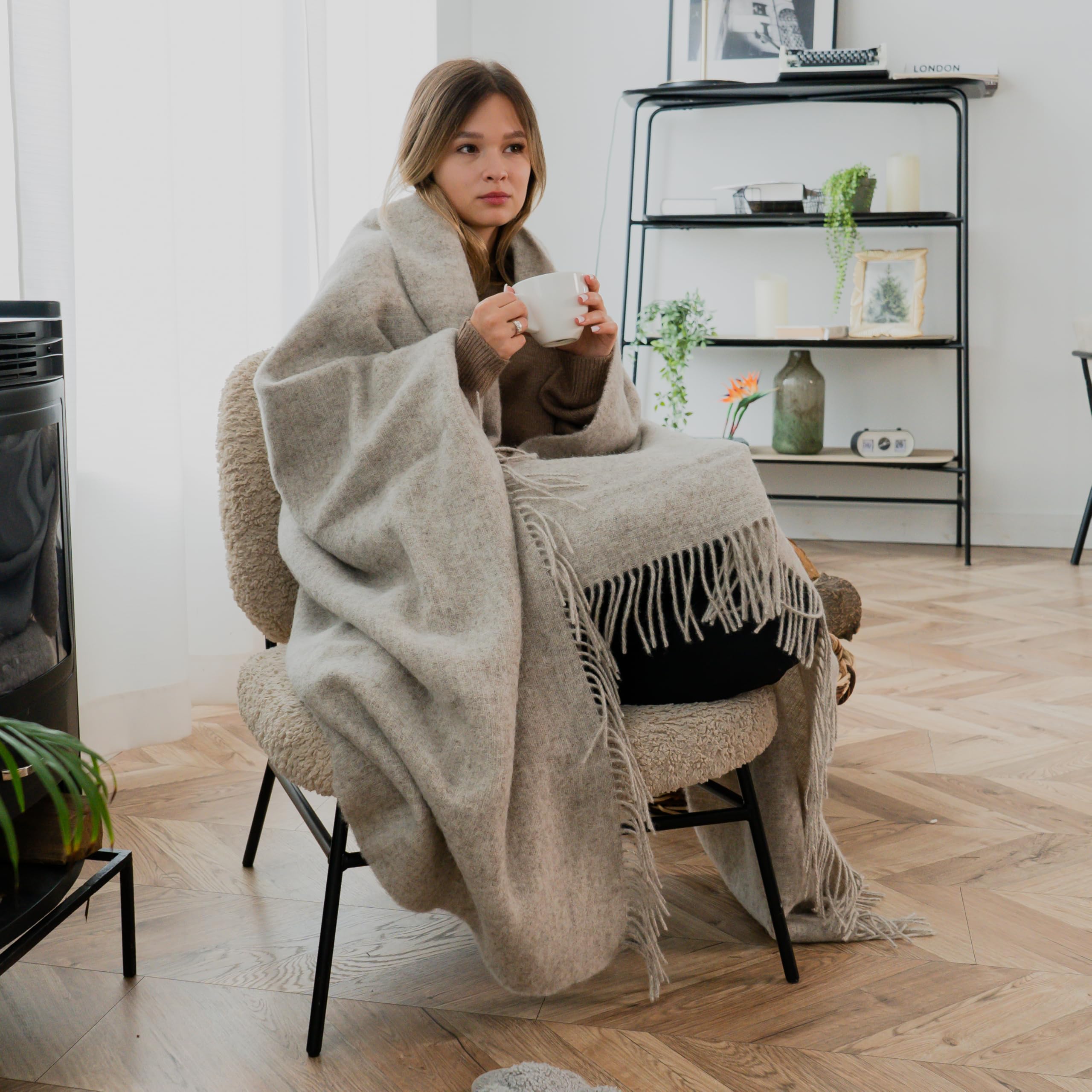 Wool Studio FLEECE BLANKET - Luxurious, Durable And Versatile - View #3