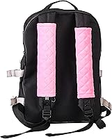 Vista 5 de Amooca Funda suave para cinturón de seguridad de automóvil, 2 cojines para cinturón de seguridad, 2 unidades para una conducción más cómoda, ajuste