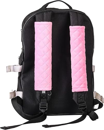 Miniatura 5 de Amooca Funda suave para cinturón de seguridad de automóvil, 2 cojines para cinturón de seguridad, 2 unidades para una conducción más cómoda, ajuste