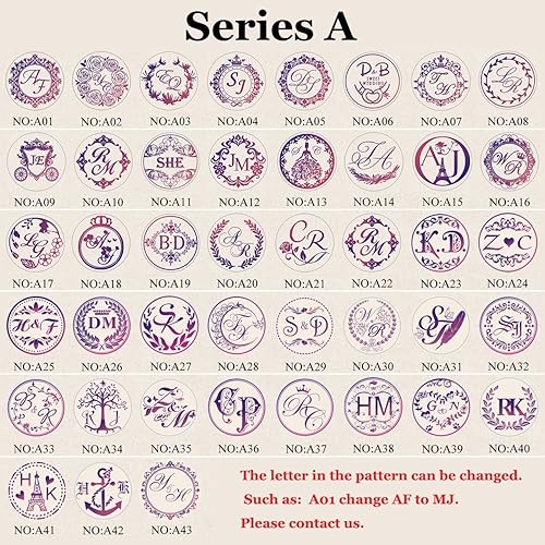 Sello modificado para requisitos particulares del sello de la cera/del logotipo personalizado, lacre de encargo de Yoption para la invitación de boda