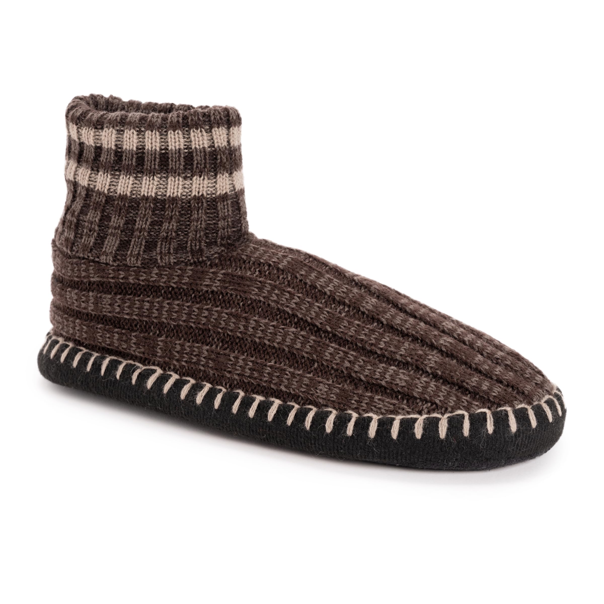 MUK LUKSMen's Cuff Bootie Slipper