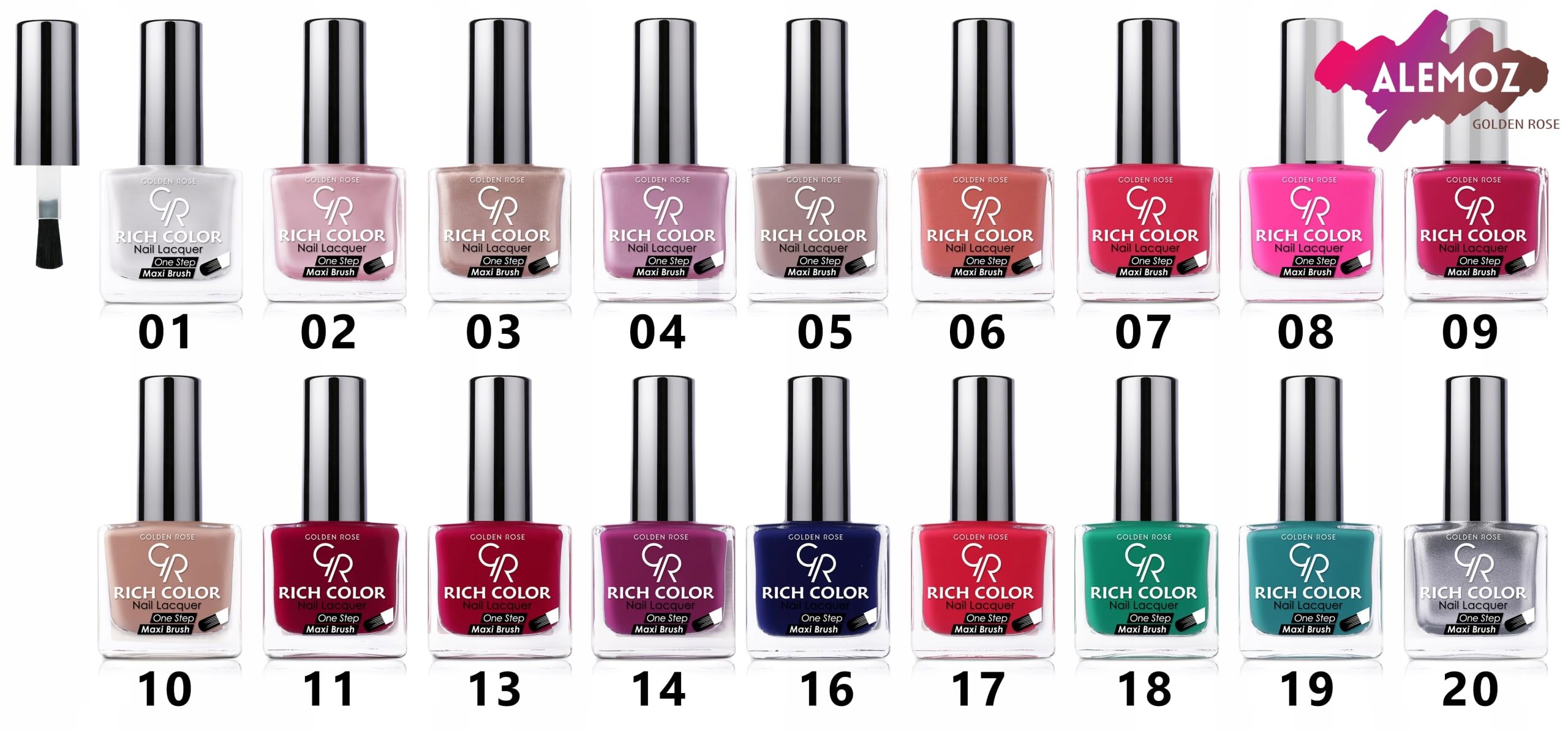 Golden Rose Rich Color Nail Lacquer Oje - 102