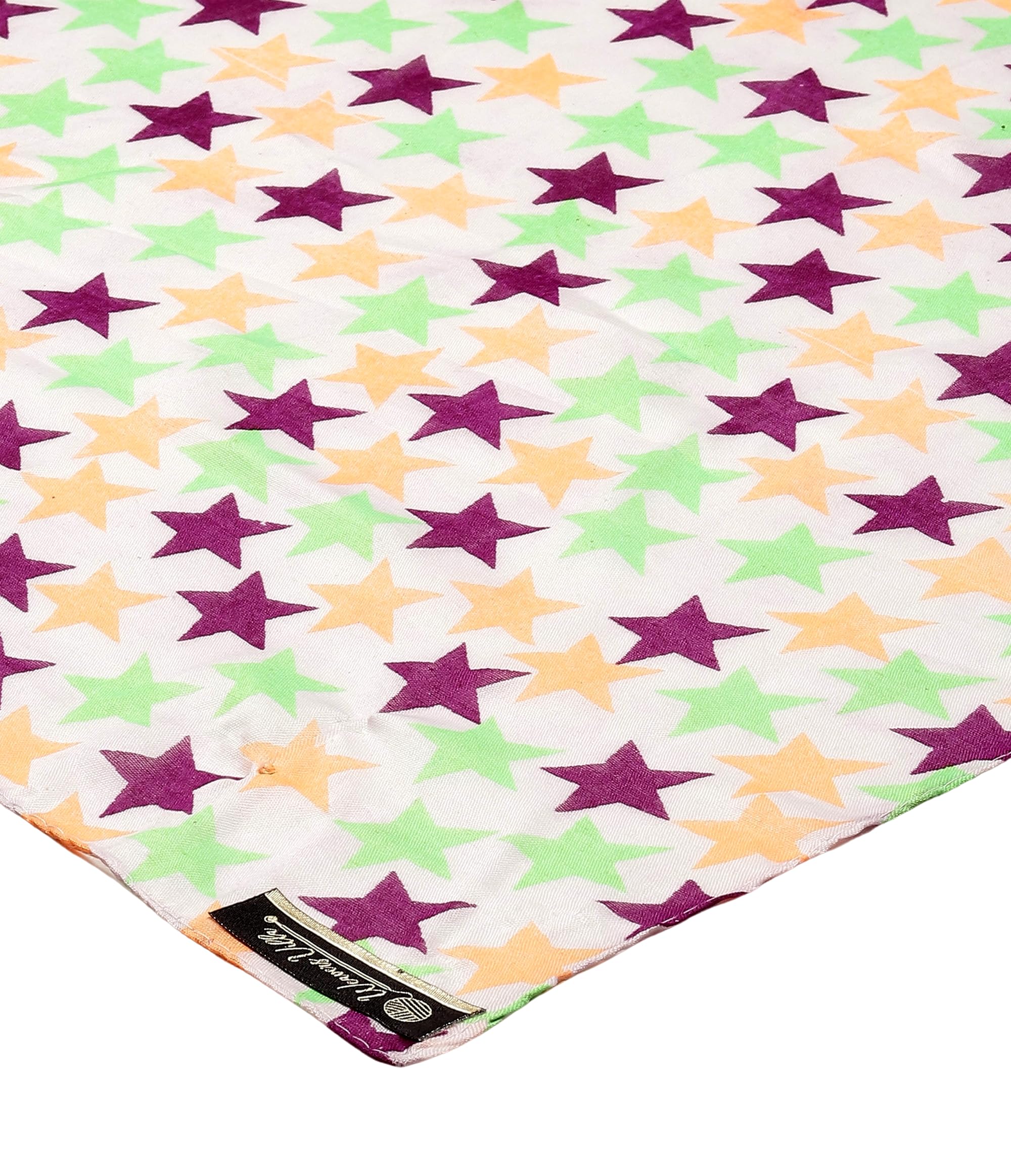 Weavers Villa Cotton Blend Printed Summer Scarves Stole for Women Sun Protection Cotton Face Scarf for Girls (Multi-1), 55cm X 175cm - Image 3 thumbnail