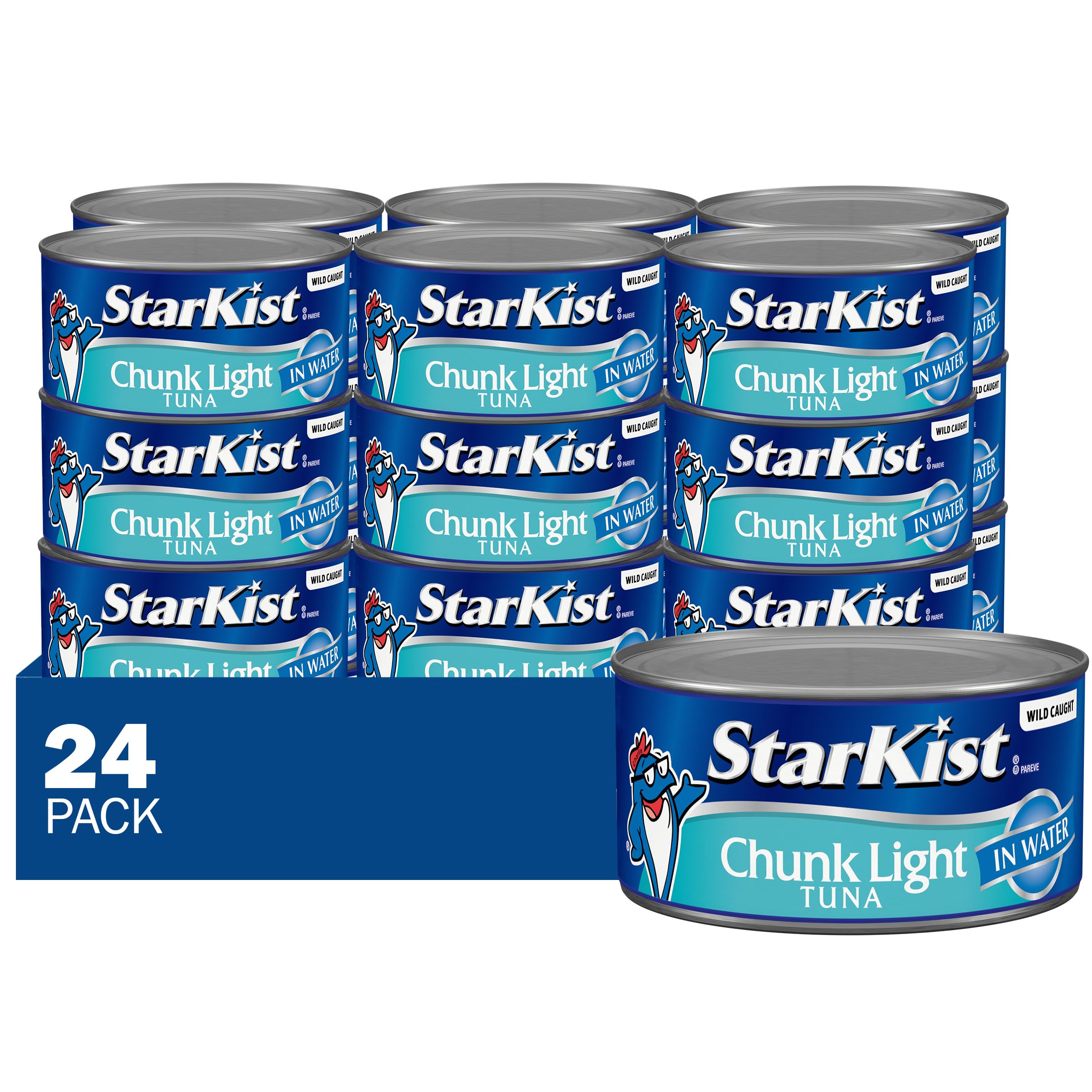 StarKist Chunk Light Tuna in Water, 12 Oz, Pack of 24