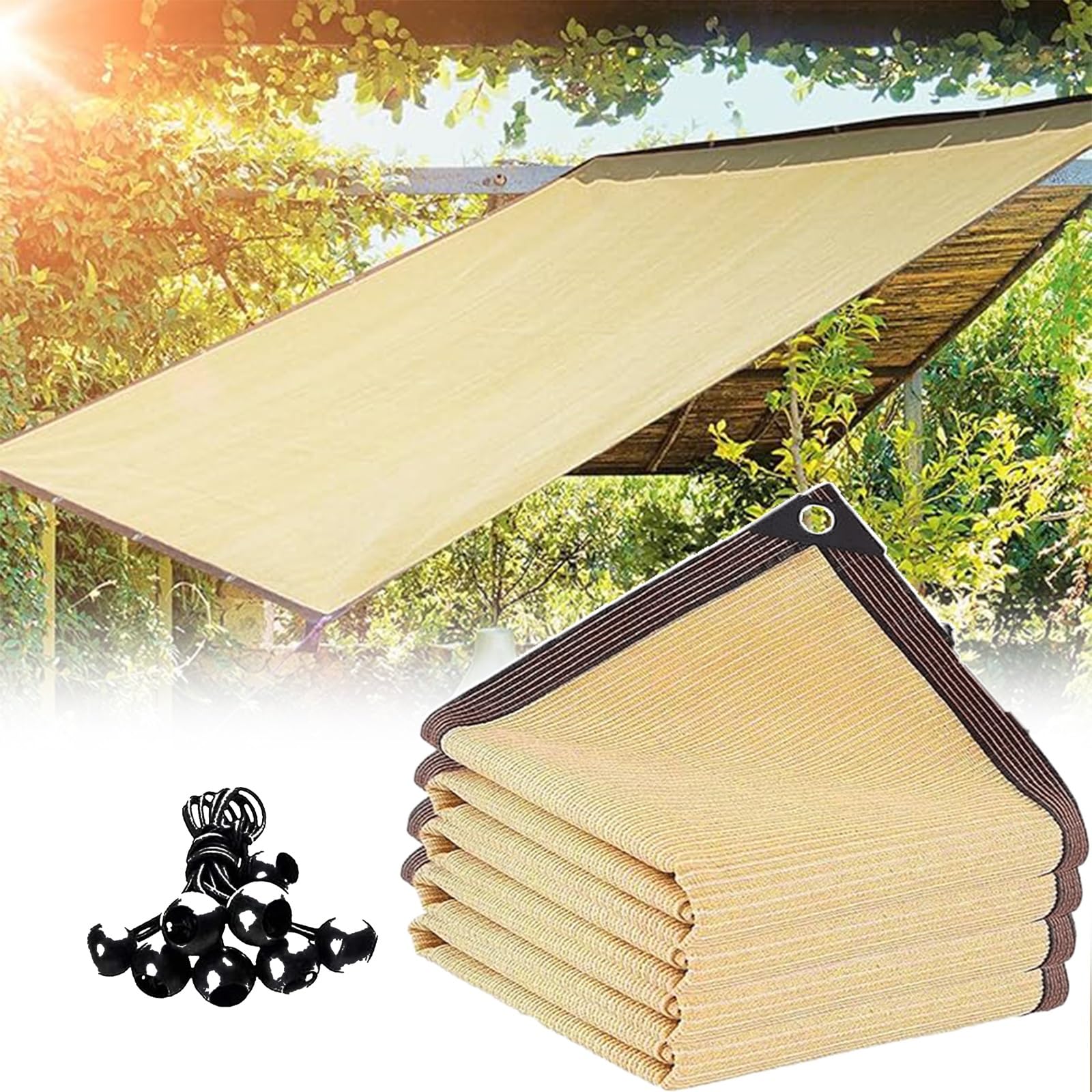 Bei Outdoor-Sonne, UV-Blocknetz für Gewächshaus, Vetable-Garten, Hochbeete, Haustiere, Huhn, schwere Sonnenblock-Abdeckung