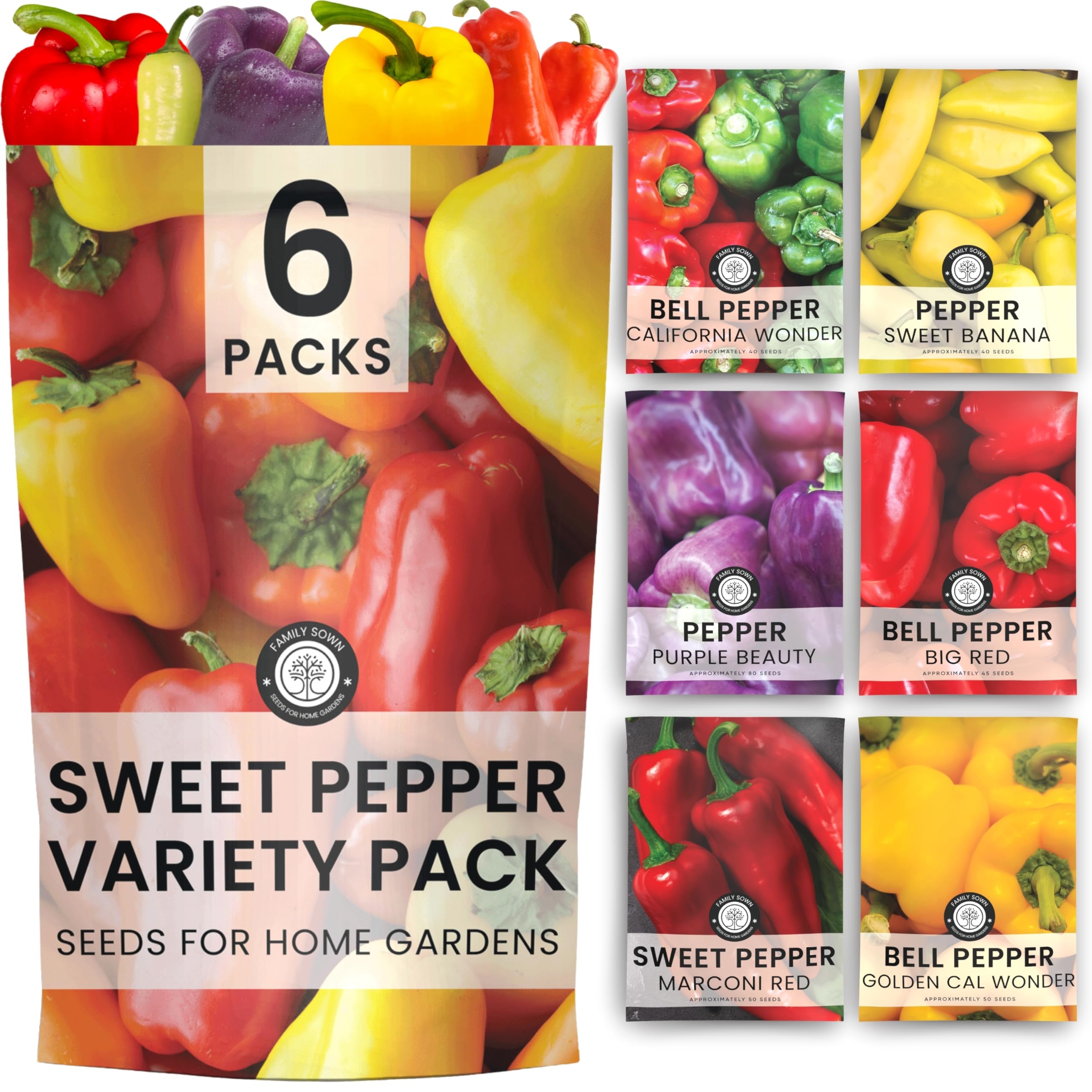 Family Sown Sweet Pepper Seeds