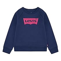 Levi’s Batwing Crewneck Sweatshirt Bambine e Ragazze, Blu (Medieval Blue), 4 anni