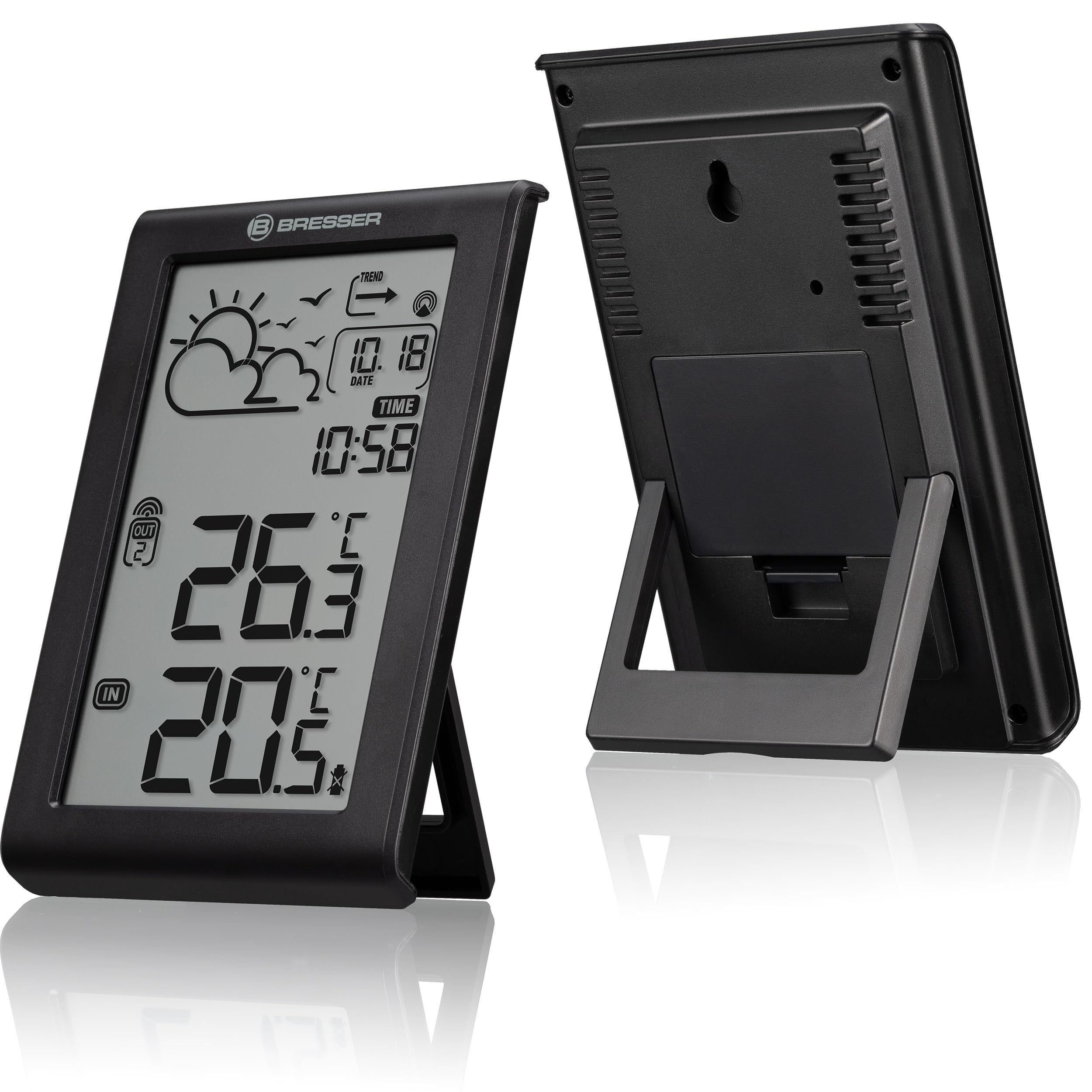 Stazione Meteo Bresser Con Sensore Esterno - Termometro Interno/Esterno E Previsioni