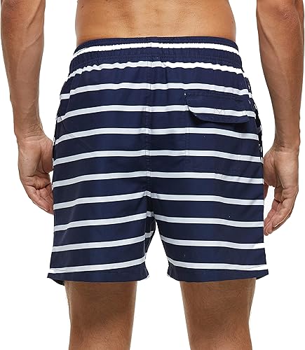 Vista 2 de SILKWORLD - Traje de baño de secado rápido con bolsillos para hombre