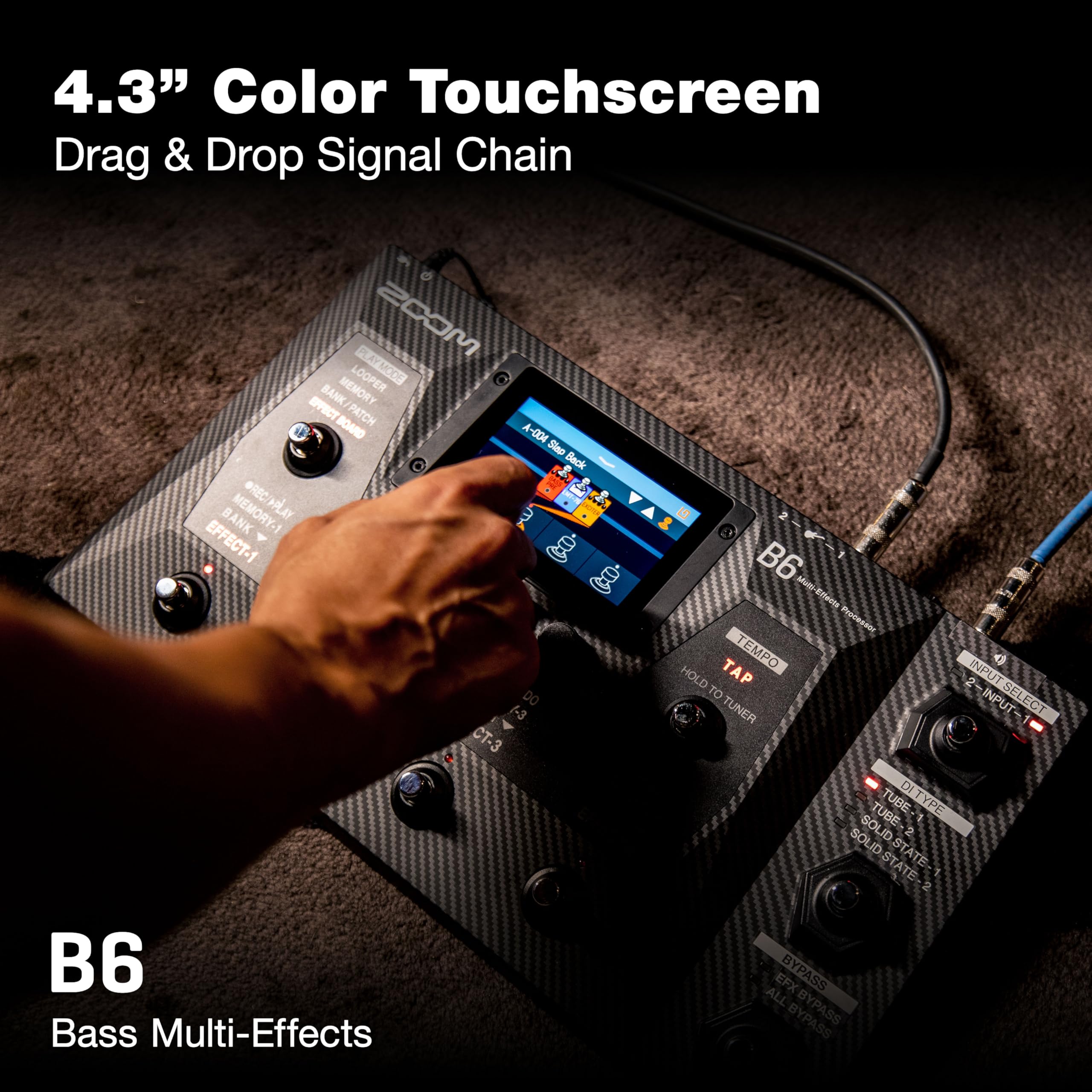 Amazon.com: Zoom B6 Bass Multi-Effects Processor with 100+ Effects