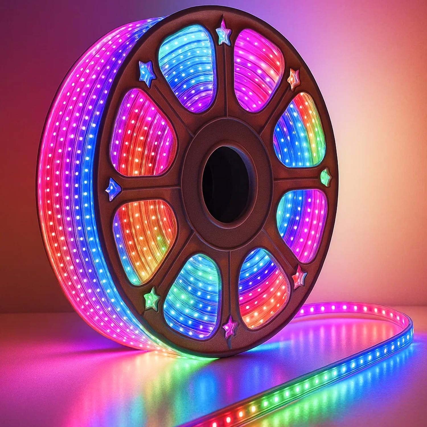 ZALAR 5 Meter Waterproof Multicolor LED Rope Light | Colour Changing, Flexible Strip, Indoor Decoration, Vibrant Lighting-image-7