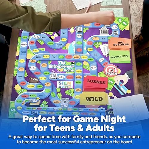 Miniatura 7 de Juego de mesa - The Entrepreneur Game- Premiado juego de mesa de finanzas empresariales acreditado por STEM para emprendimiento - Aprende a crear