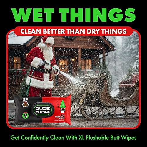 Miniatura 19 de DUDE Toallitas – Toallitas desechables – Paquete de 6, 288 unidades – Manteca de karité suave – Extra Grande – Vitamina E y Aloe – Seguro