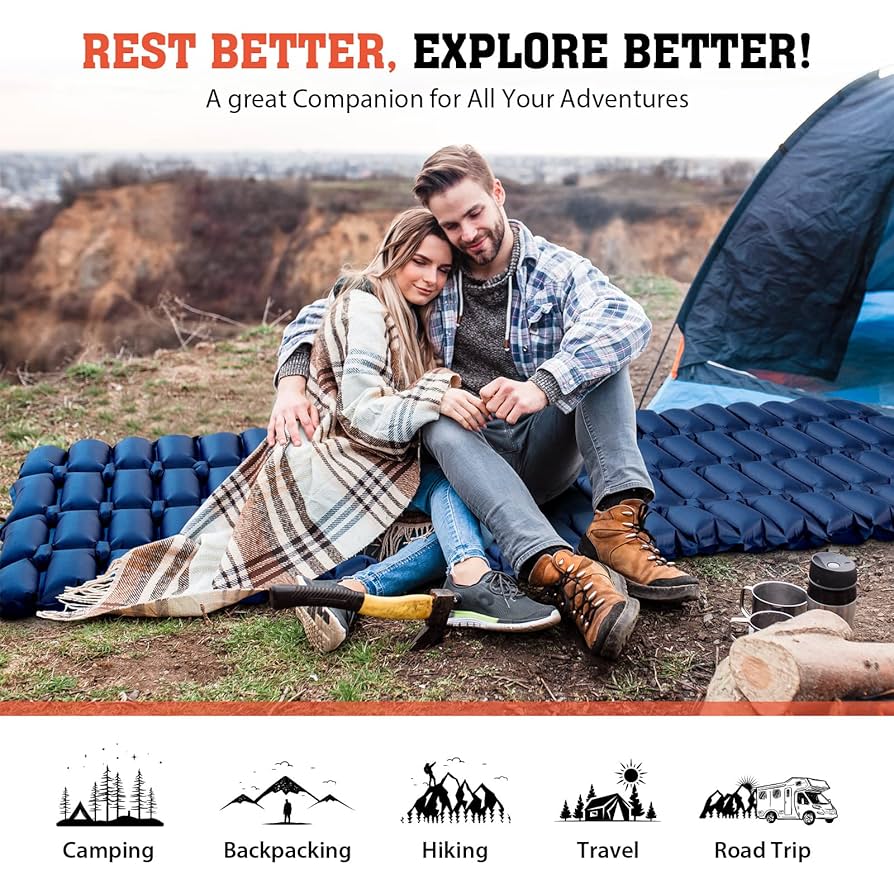 KingCamp スリーピングパッド キャンプ用 4.3インチ 超軽量 Amazon.co.jp: KingCamp スリーピングパッド キャンプ用 4.3