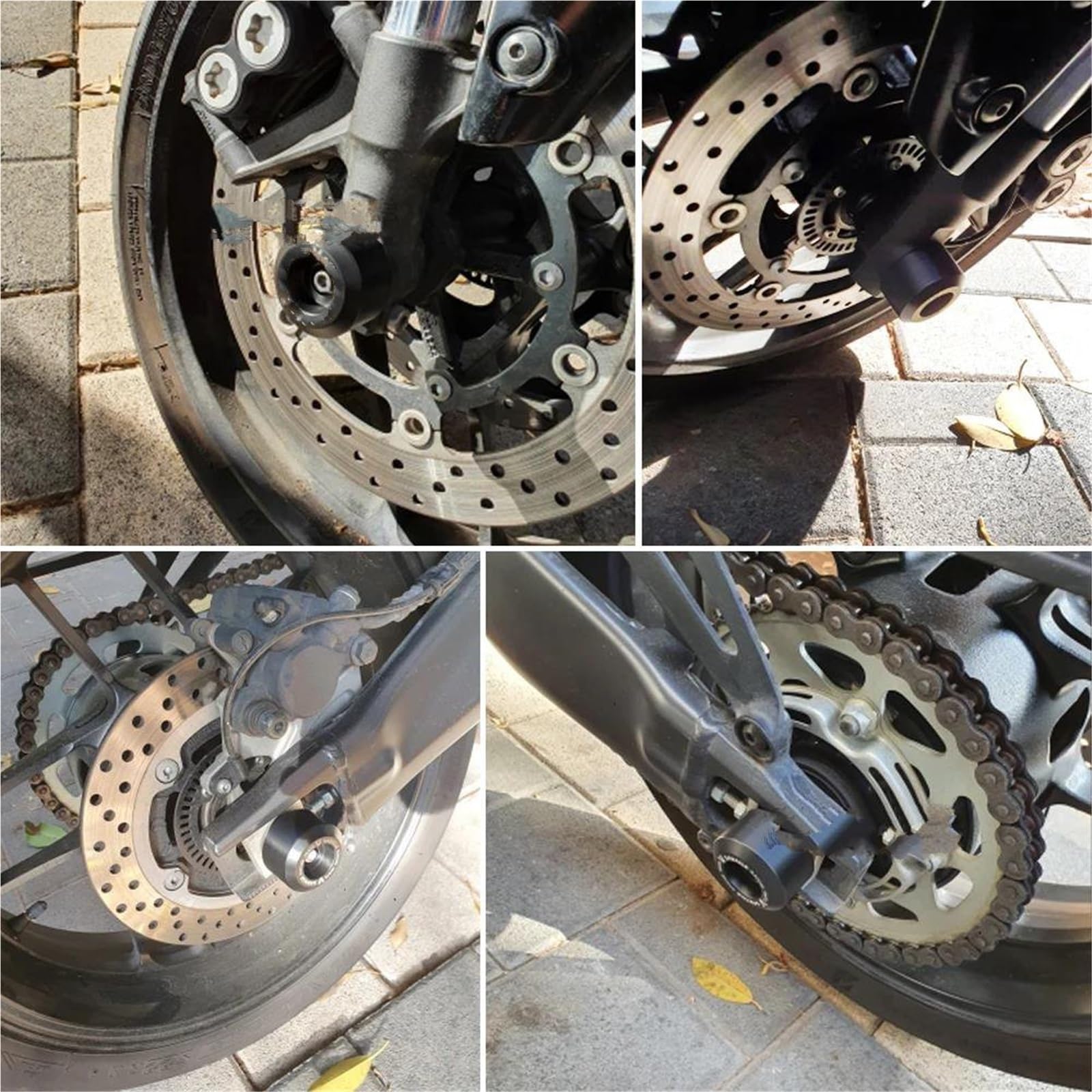 Motorrad Sturzschutz Für YAMAHA MT-09 SP Für TRACER 900 9 GT 2022-2025 Rahmen Slider Crash-schutz Motorrad Fallen Schutz Pad(2pcs Axle Slider)