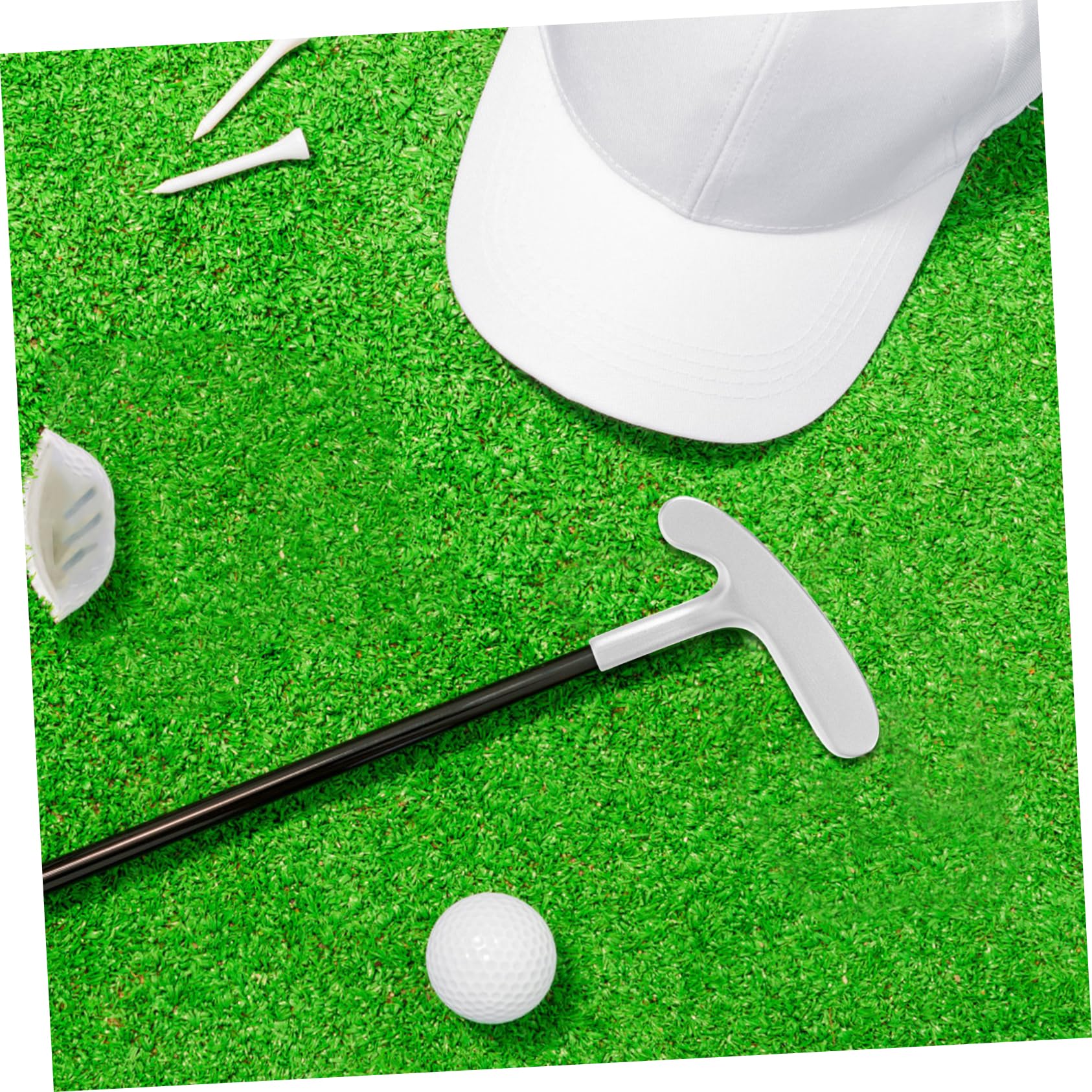 BESPORTBLE Golf Supplies Replacement Golf Head Putter Head Portable Golfing Tool Zinc Alloy Double-Sided Design Easy to Install
