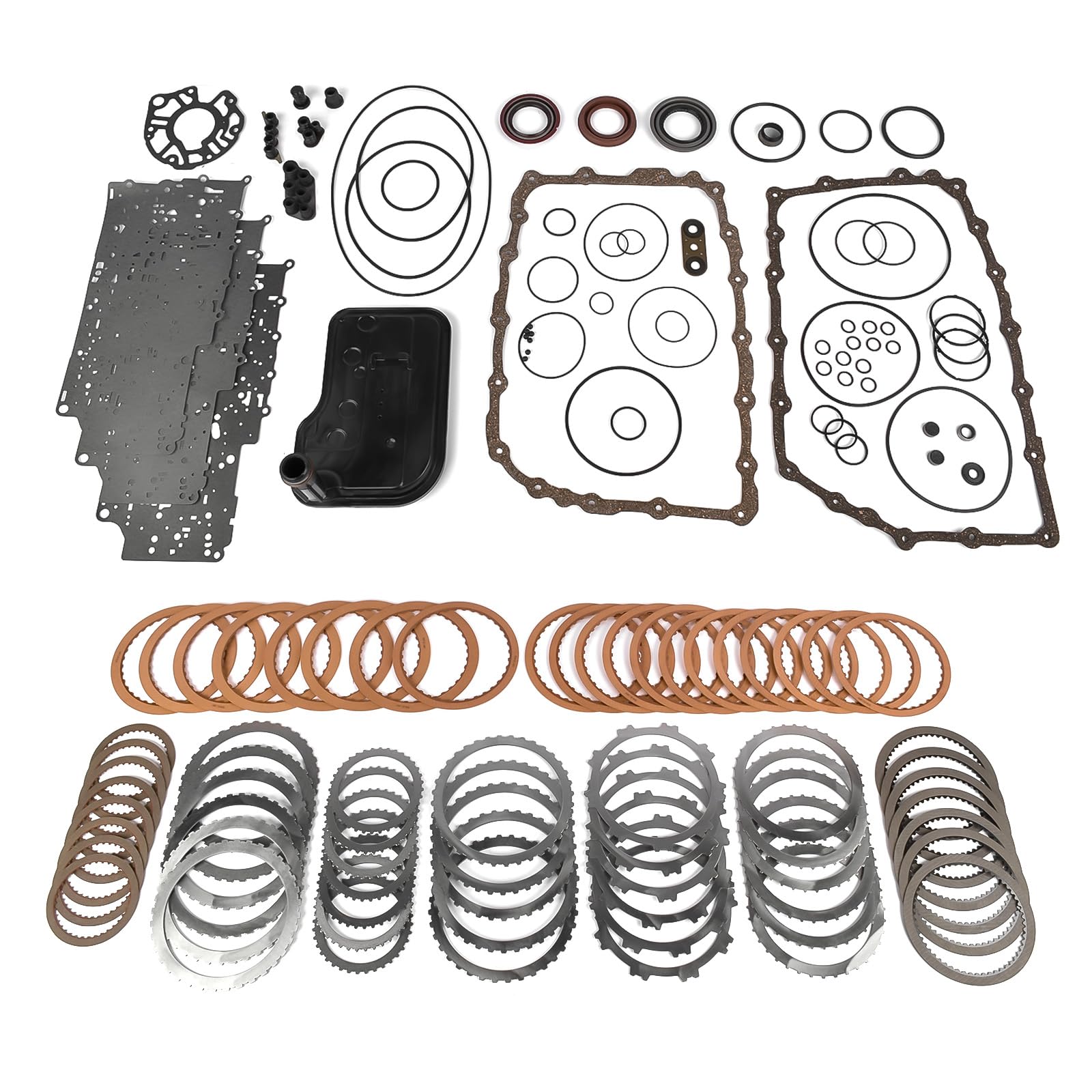 Photo 1 of NEWZQ Transmission Master Rebuild Kit with Gaskets Replacement for Chevy Corvette Express 1500 2500 3500 Tahoe GMC Savana 1500 24236931 34664P 195940 135710D
