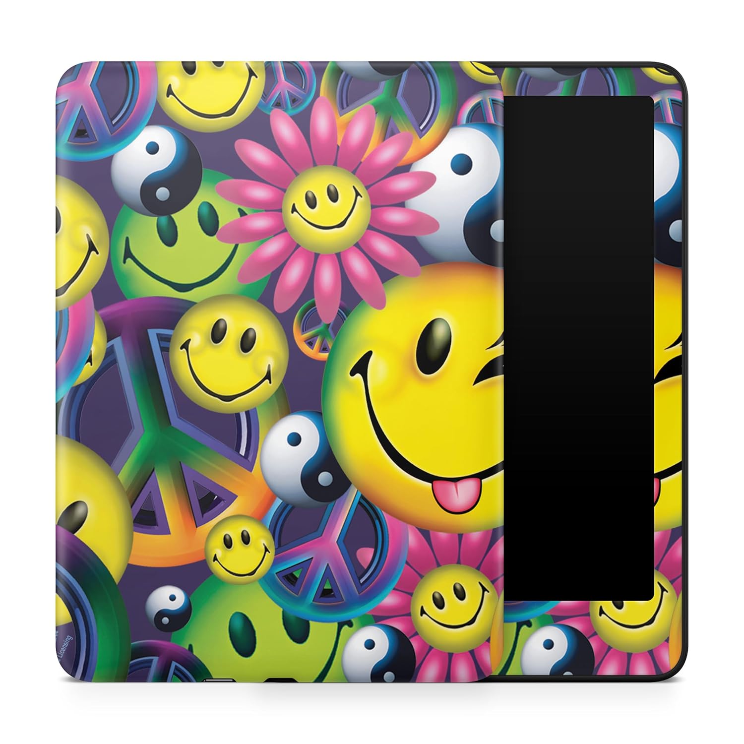 Tablet Skin Compatible with Amazon Kindle Paperwhite 12th (2024) - Peace Smile - Premium 3M Vinyl Protective Wrap Decal Cover - Easy to Apply | Crafted in The USA by MightySkins