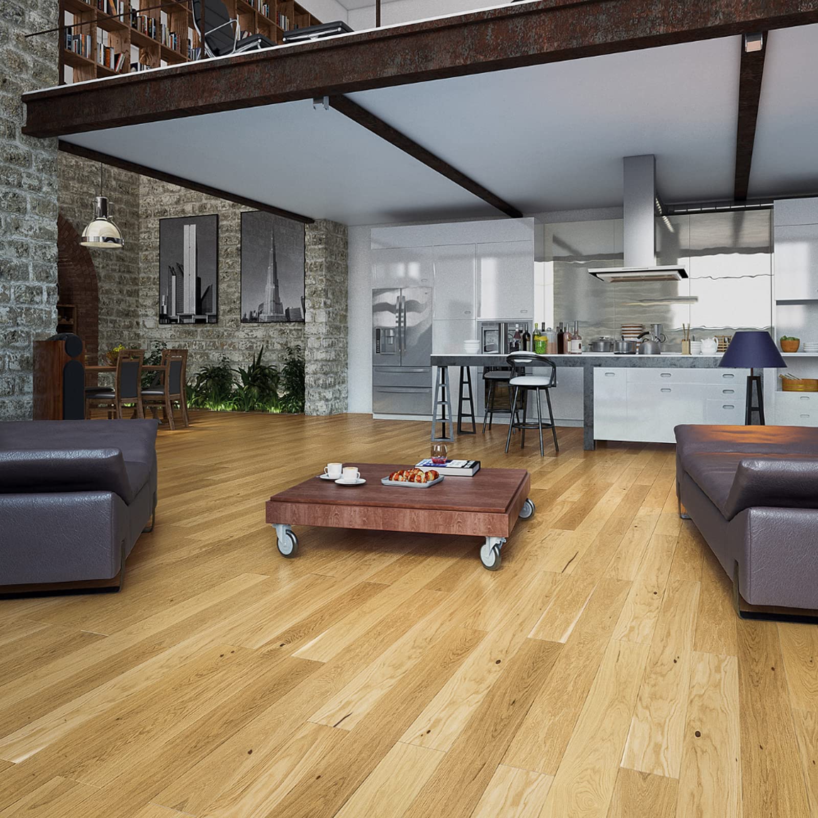 HORI Parkett 300 Eiche Cottage Family gebürstet Landhausdiele natur-geölt