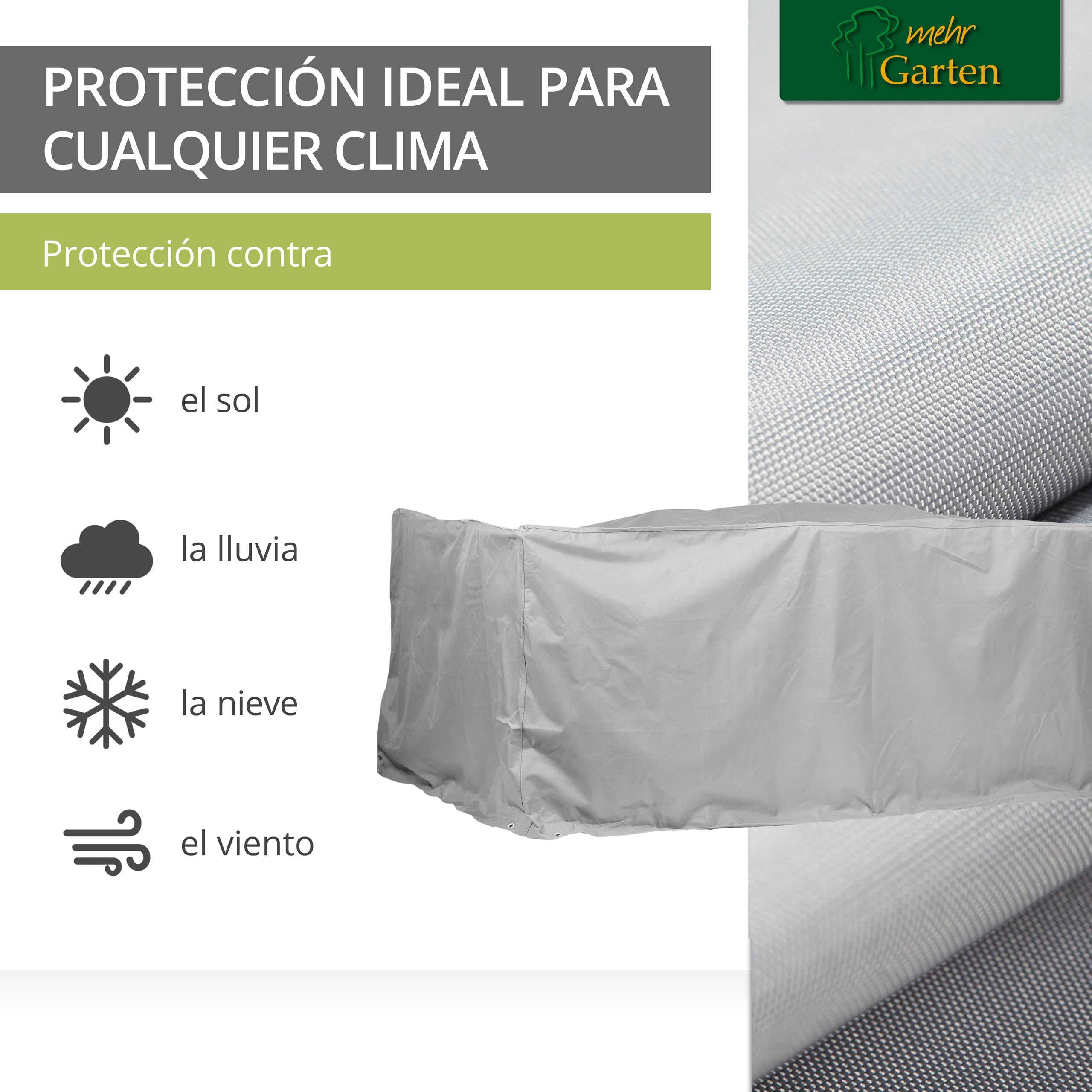 Premium Protect Funda muebles jardín 200x160x94 cm