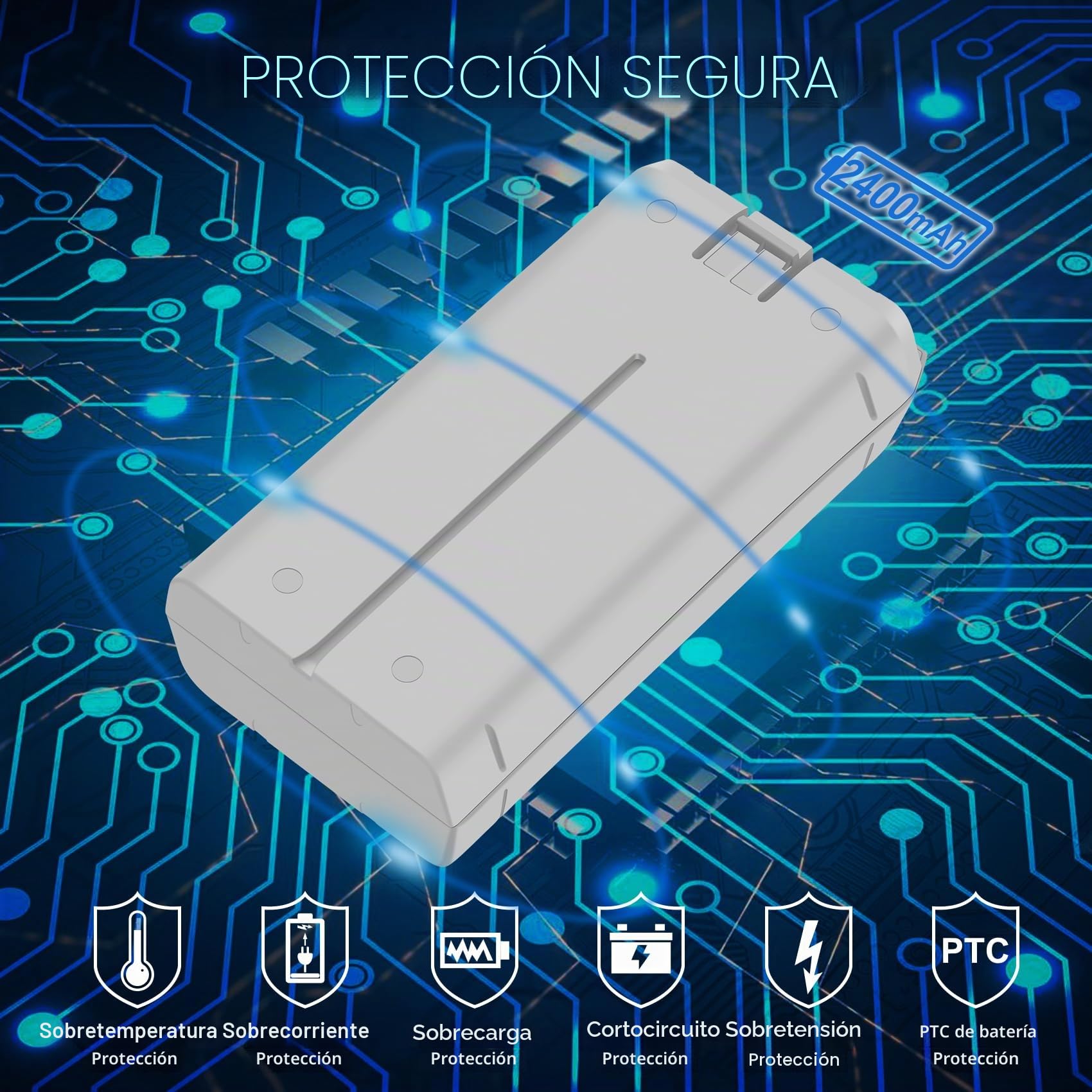 Fantayso Smart Flight Mini 4K/Mini 2 Batería 1 Pack 2400mAh Capacidad 31 Minutos Tiempo de Vuelo Máximo Compatible con DJI Mini 4K Mini 2 SE, Mini 2, Mini SE