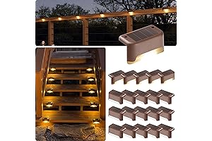 GIGALUMI Solar Deck Lights: Illuminate Your Outdoor Oasis