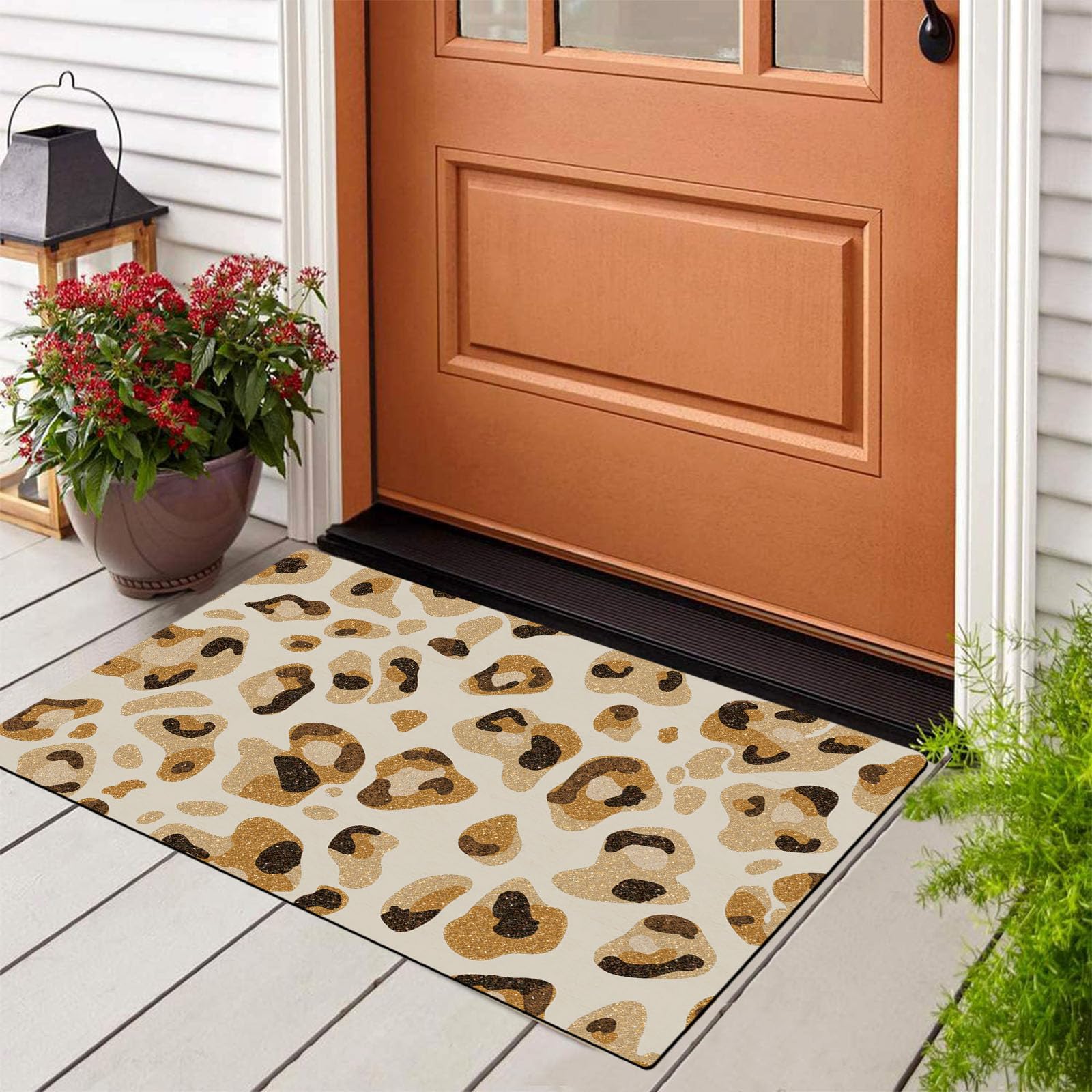 Paillasson d'entrée beige chic pour créer une ambiance chaleureuse