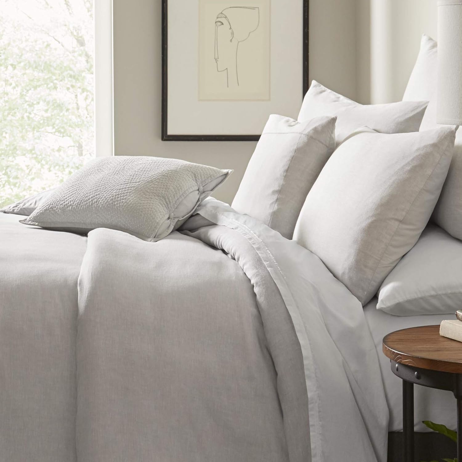 ED Ellen DeGeneres Dream Duvet Cover, Queen, Beige : Home & Kitchen