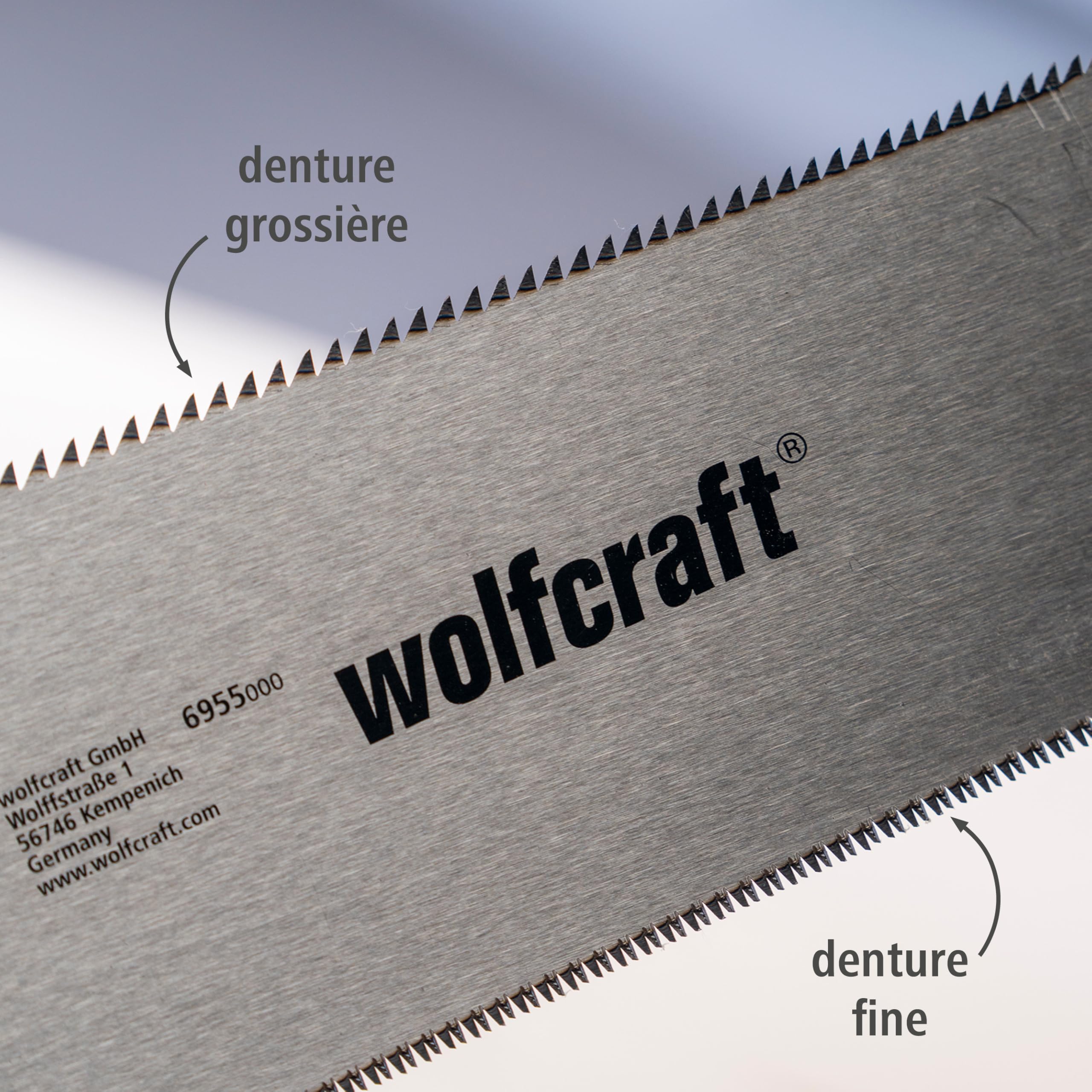wolfcraft 6955000 - Scie Japonaise - Longueur de lame 330 mm - Pour Bois, Plastique et Stratifiés
