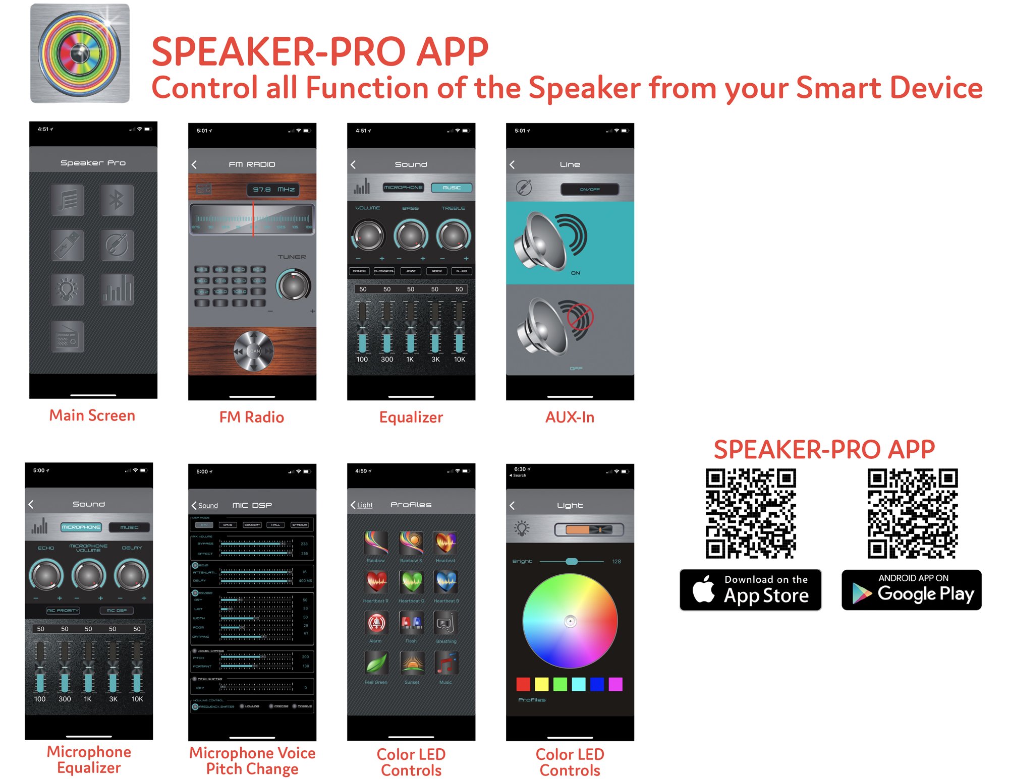 qfx 15 smart portable party speaker