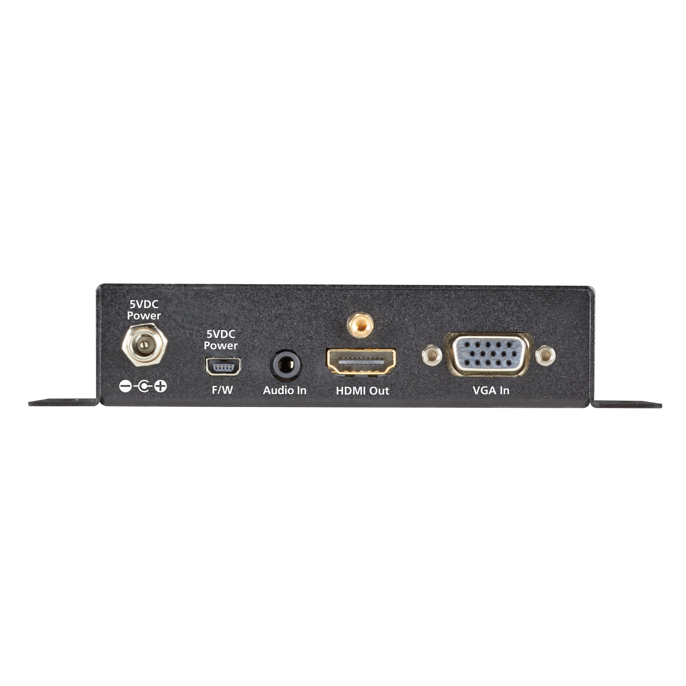 Black Box AVSC-VGA-HDMI-R2 konwerter plików video (Czarny, VGA, HDMI, 100-240 V, 50-60 Hz, 1,5 A)