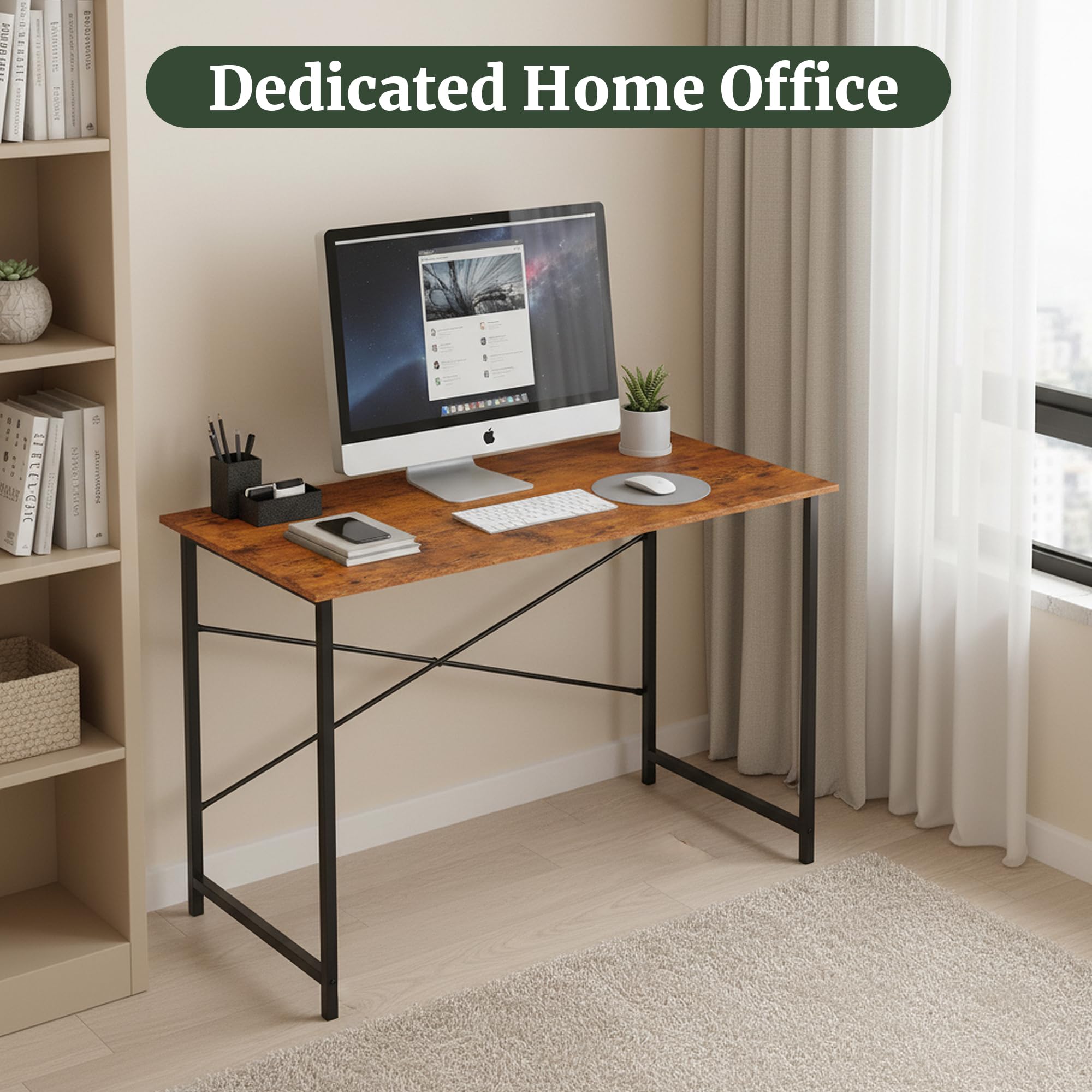 Amazon.com: SageNest Computer Desk 44 Inch, Home Office Desk
