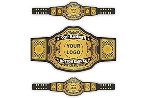 HANDSY Adult Wrestler Belt is Personalized, Customizable for Sports Events and Championships