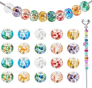 Kit Perle Per Braccialetti Fai Da Te - 1680 Pezzi In 28 Colori, 6mm, Con Cordino Elastico - Foto 8