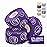WOD Nation Hook Grip Athletic Tape - Sweatproof Thumb Tape for Powerlifting - Flexible Wraps for Hand Grips - Pack of 3, 23 ft Rolls, Purple