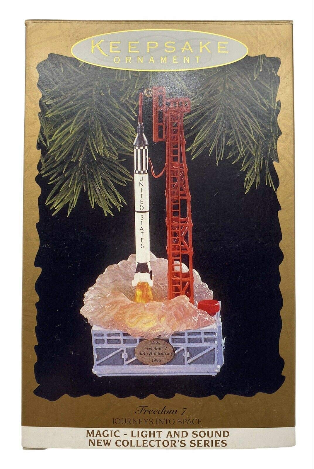 Amazon.com: Freedom 7 Hallmark Keepsake Ornament 1st Edition (1996