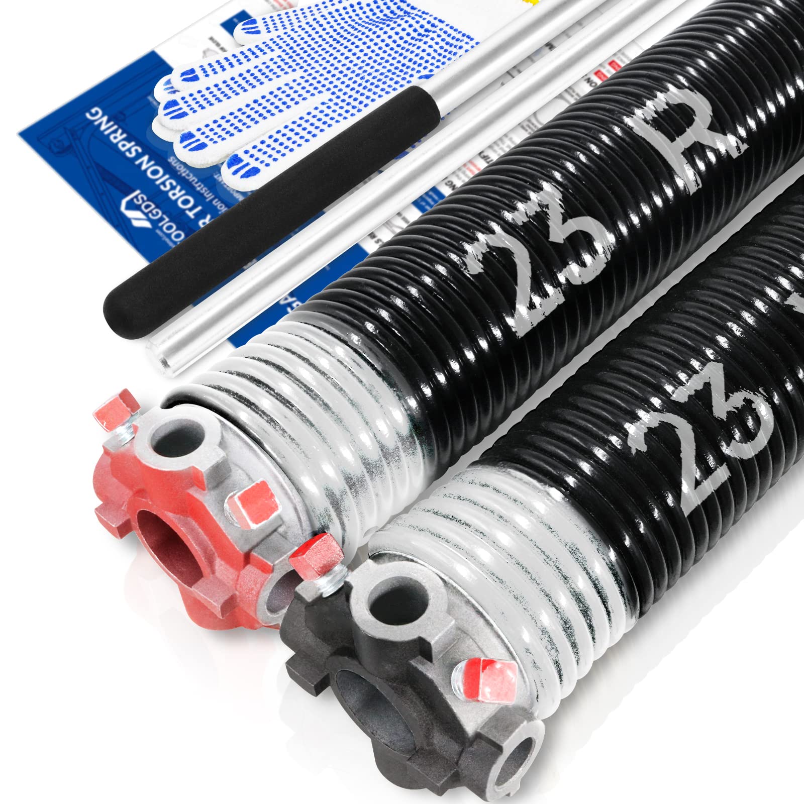 YOTOOLGDS Pair of 2 Garage Door Torsion Springs