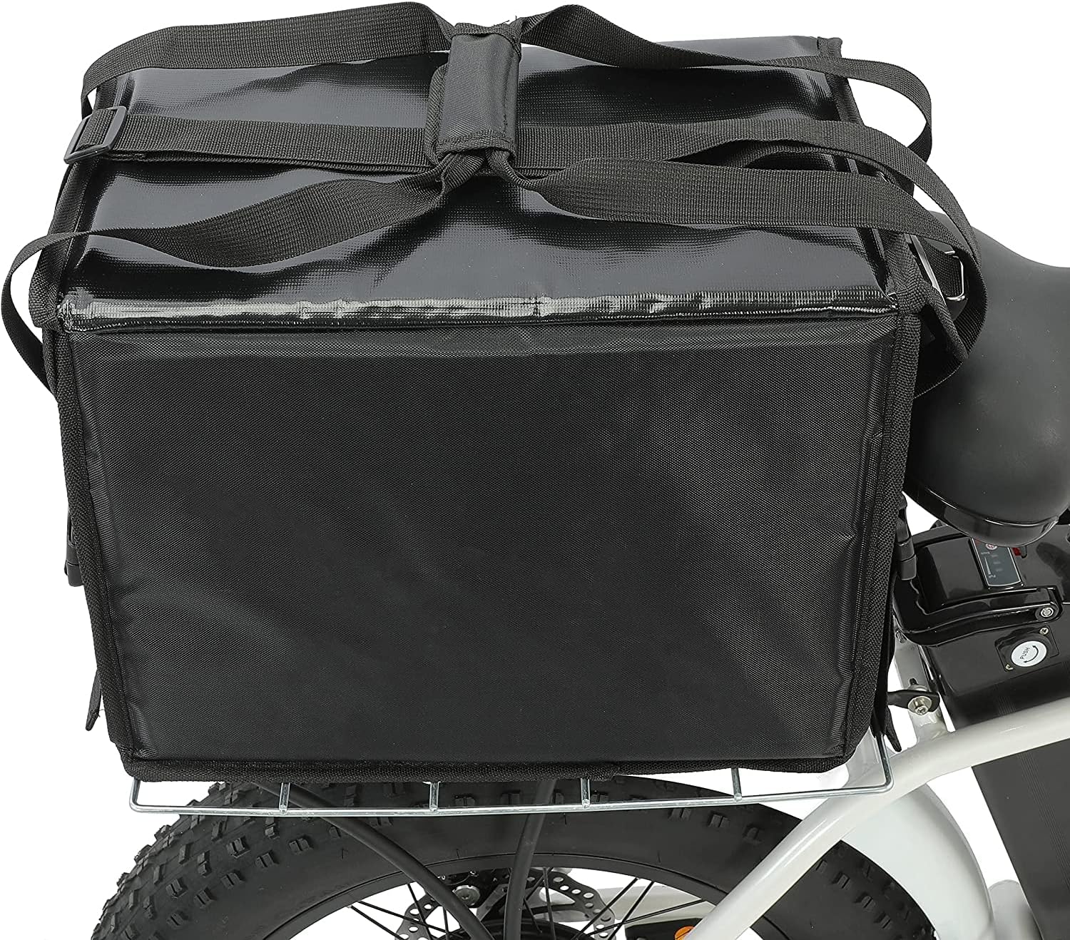 ECOTRIC Portable Thermal Insulation and Cold Storage Bicycle Basket Large Capacity Water Resistant Wear Resistant 32L