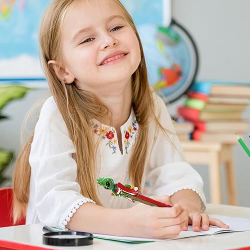 Miniatura 5 de Bolígrafo Punk Alien novedoso  Bolígrafos divertidos para niños, adolescentes y adultos, bolígrafo divertido para escribir en la escuela,