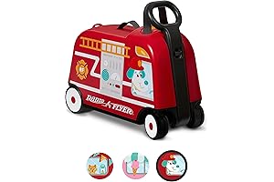 Radio Flyer 3-in-1 Happy Trav'ler Fire Truck