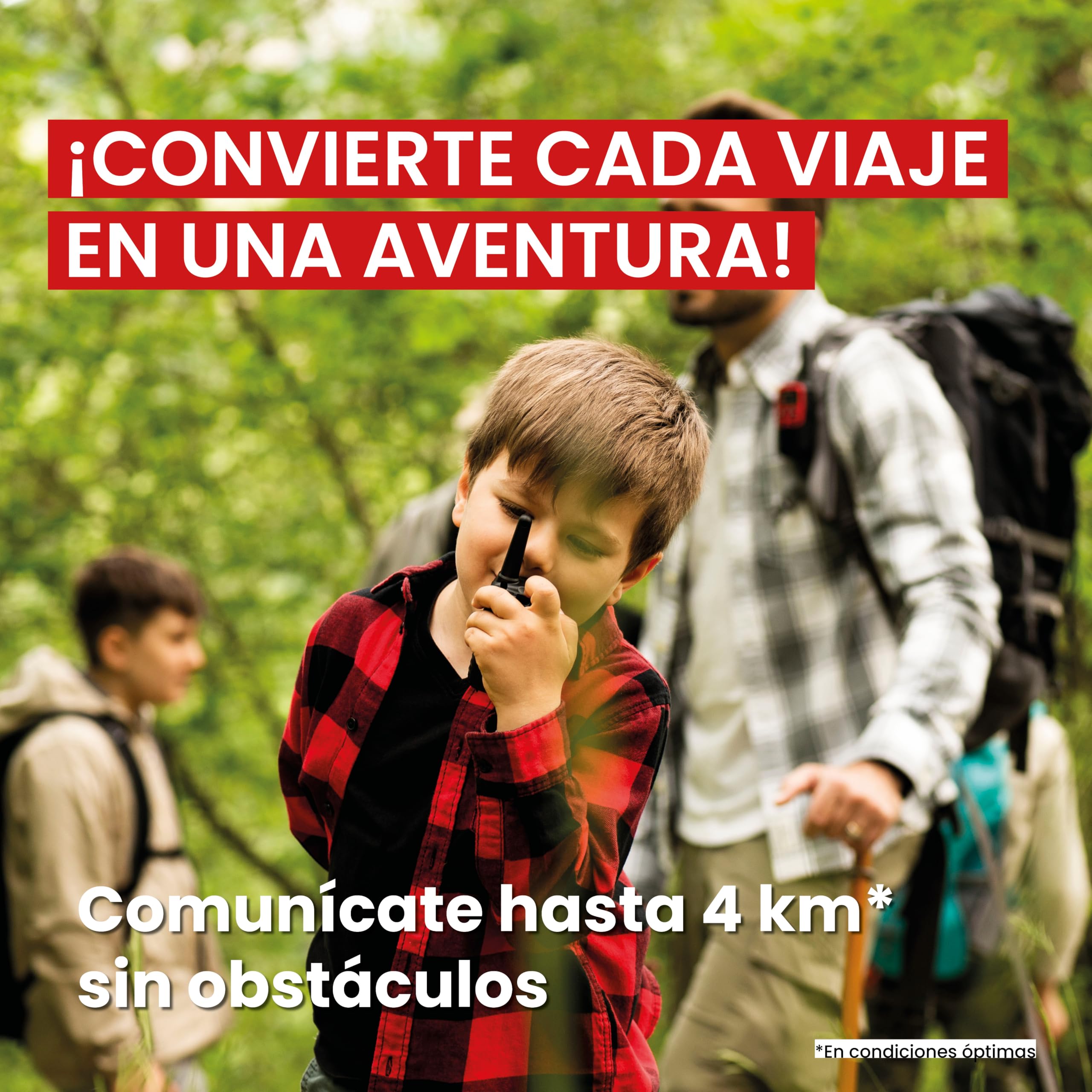 Midland - Walkie Talkie Profesional XT10, 2 Radioaficionados de Nivel Inicial para Trekking, Caza y Outdoor, 16 Canales PMR446 sin Licencia, Alcance 4Km, 38 Tonos CTCSS, VOX, SCAN, 2 Clips Cinturón