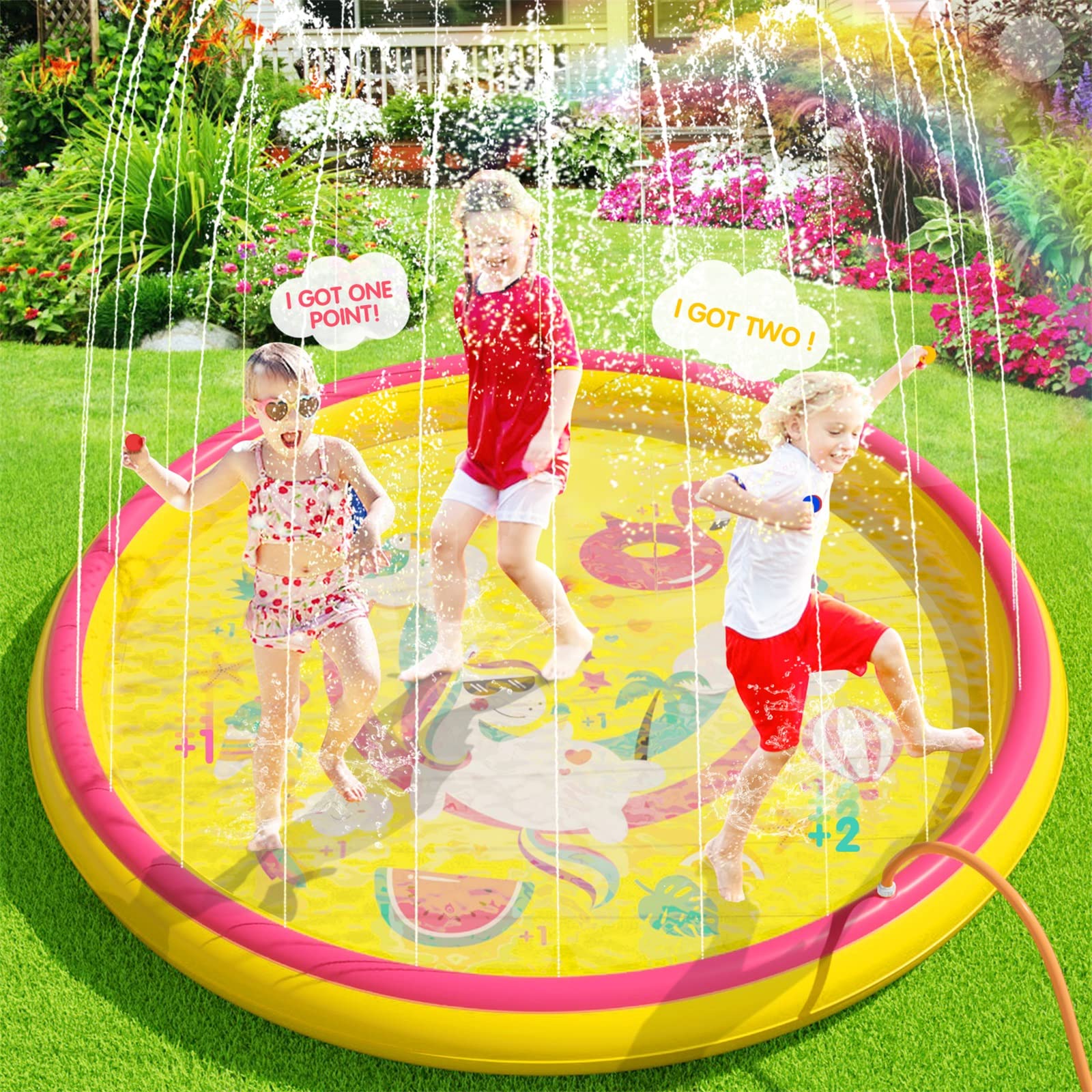 Dusor Tappetino Acqua Per Bambini 3-6-9 Mesi – Gioco A Terra Gonfiabile Con Animali Marini, Senza BPA, Per Pancia Sotto E Stimolazione Sensoriale