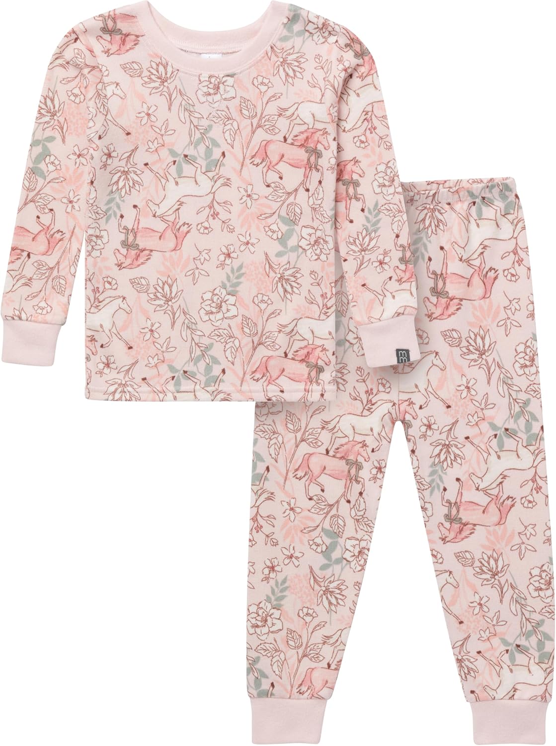 Modern Moments by Gerber unisex-baby Hacci Snug Fit 2-piece Pajama Set