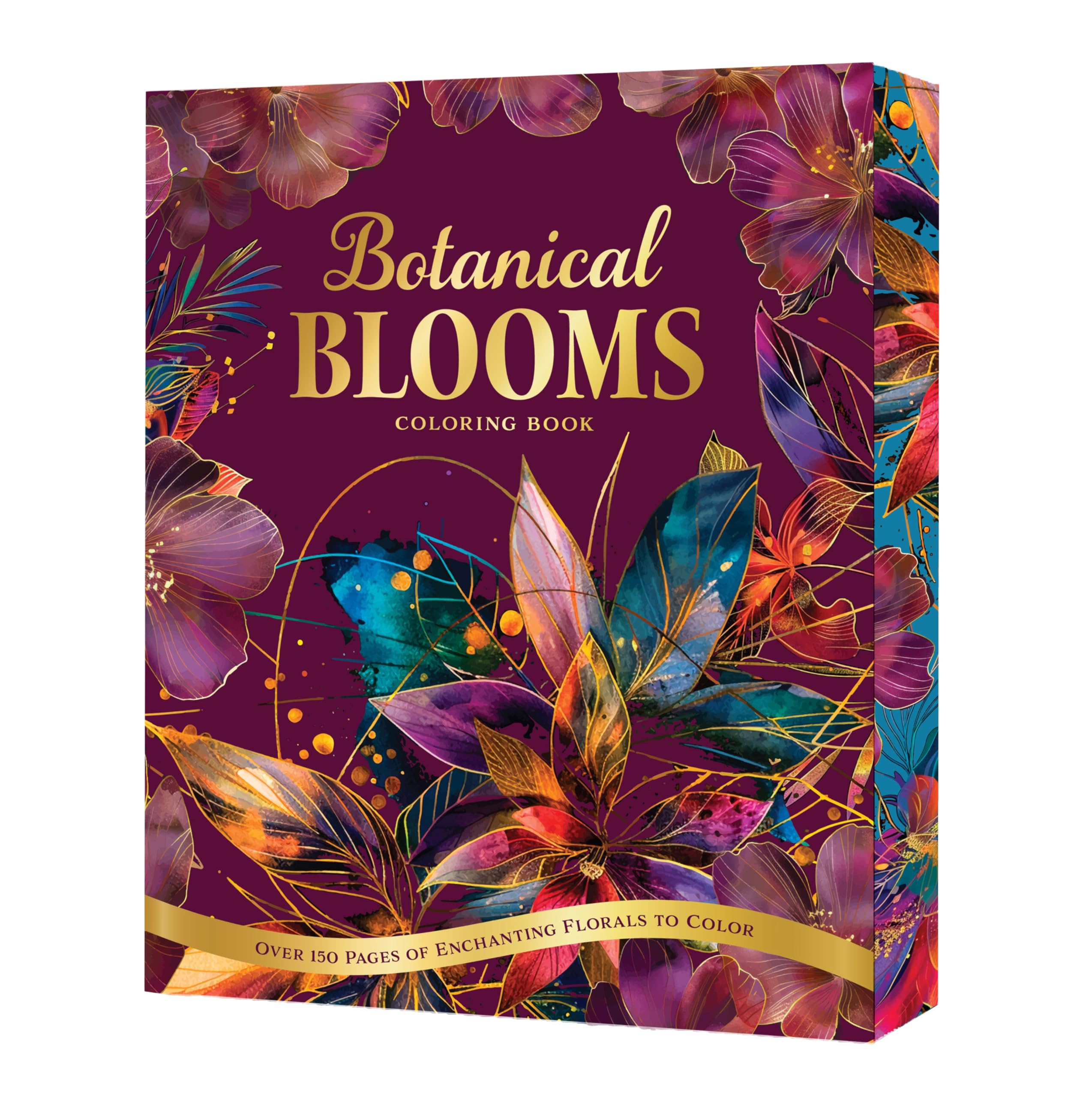 Botanical Blooms Coloring Book: Over 150 Pages . Books**