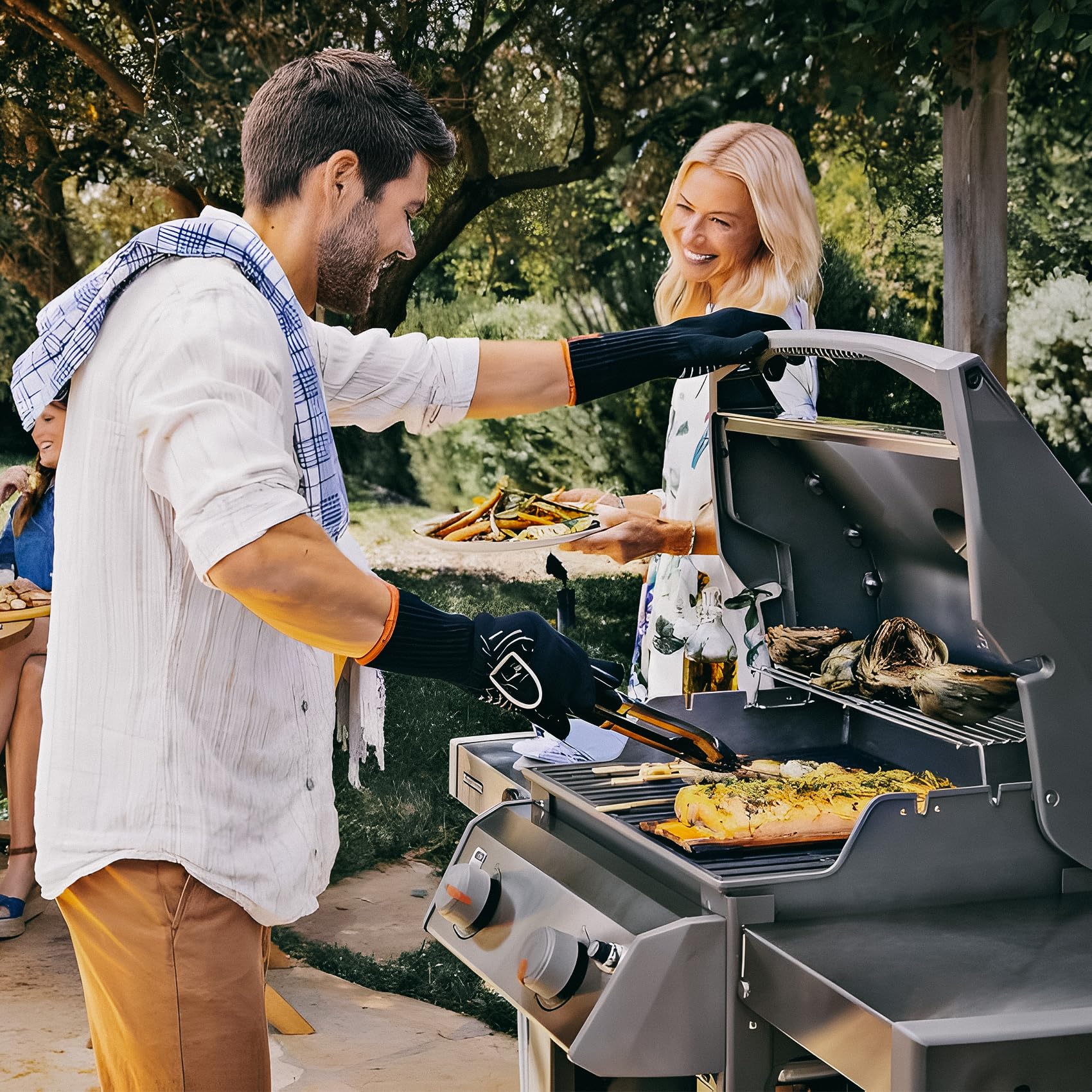 Onlyfire 7658 Grille De Cuisson Pour Barbecue à Gaz Weber Spirit & Spirit II 200 300, Pièce De Rechange Pour Barbecue à Gaz Weber Série 200 300, Plaque De Cuisson 1 Paquet